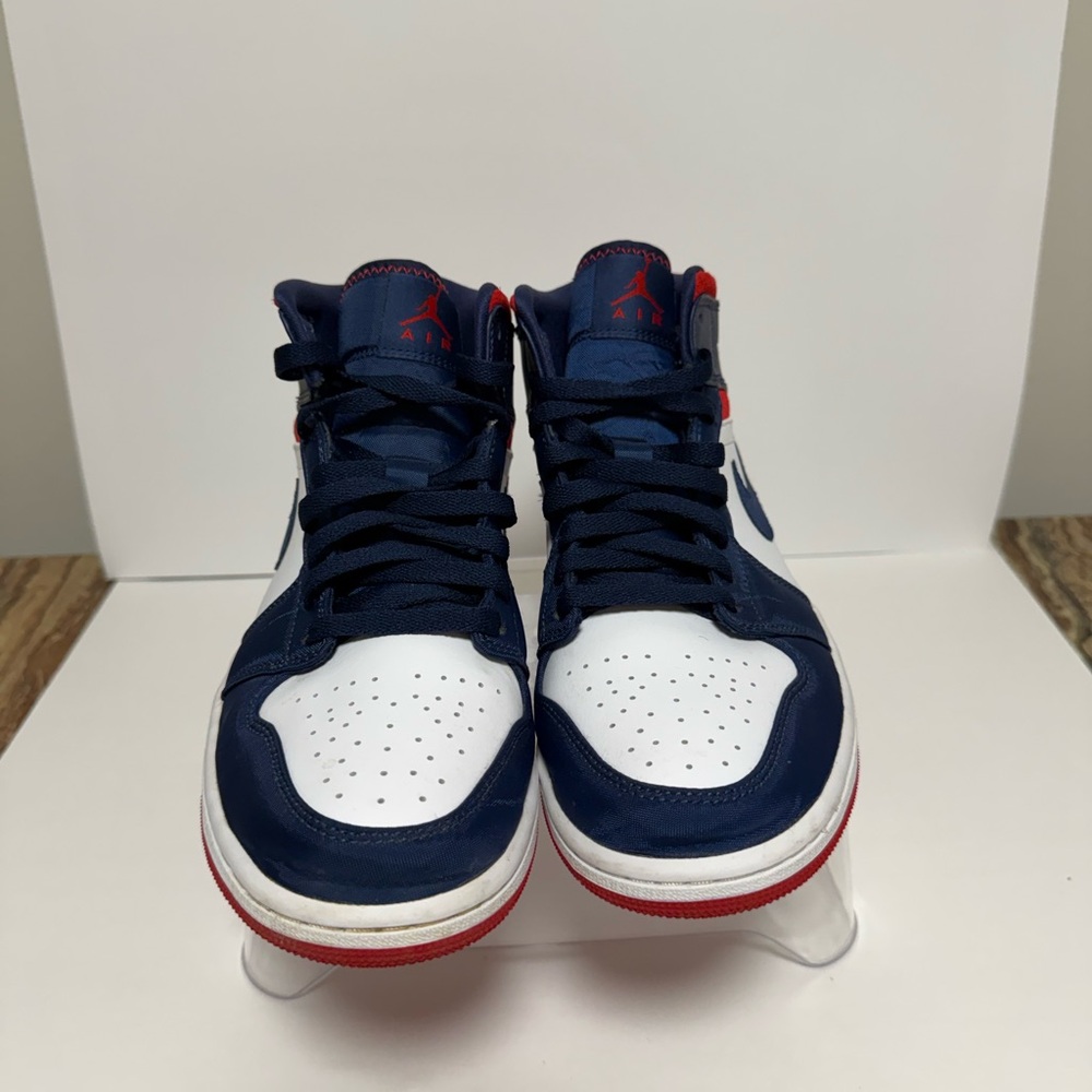 Jordan Athletic Shoes - Navy, White, Red